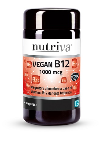 NUTRIVA VEGAN B12 60 COMPRESSE 1000MCG - Farmacia Mastrangelo 