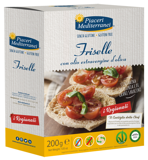 PIACERI MEDITERRANEI FRISELLE 200 G - Farmacia Mastrangelo 