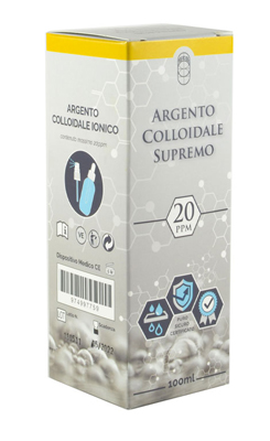 ARGENTO COLLOIDALE SUPREMO 20PPM 100 ML SPRAY + CONTAGOCCE - Farmacia Mastrangelo 