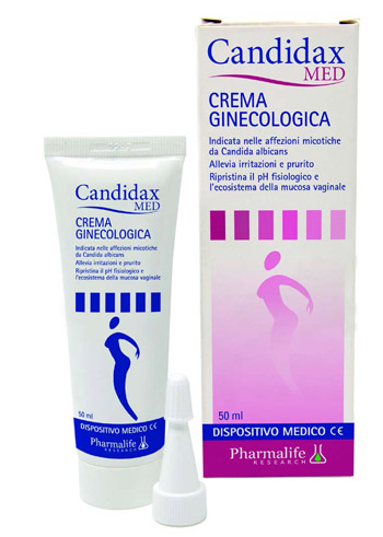 CANDIDAX MED CREMA GINECOLOGICA 50 ML - Farmacia Mastrangelo 