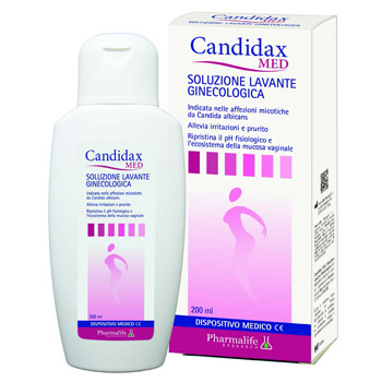 CANDIDAX MED SOLUZIONE LAVANTE GINECOLOGICA 200 ML - Farmacia Mastrangelo 