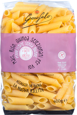 GAROFALO PENNE RIGATE SENZA GLUTINE 400 G - Farmacia Mastrangelo 