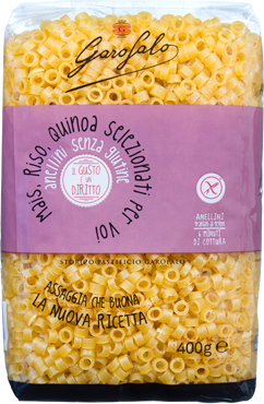 GAROFALO ANELLINI SENZA GLUTINE 400 G - Farmacia Mastrangelo 