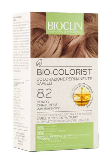 BIOCLIN BIO COLORIST 8,2 BIONDO CHIARO BEIGE - Farmacia Mastrangelo 