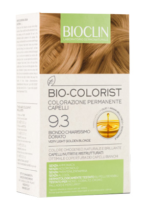 BIOCLIN BIO COLORIST 9,3 BIONDO CHIARISSIMO DORATO - Farmacia Mastrangelo 
