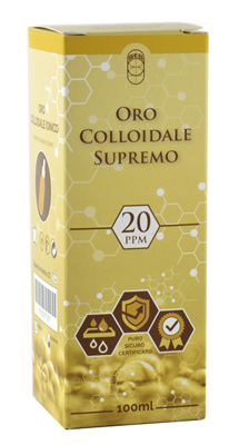 ORO COLLOIDALE SUPREMO 20PPM 100 ML - Farmacia Mastrangelo 