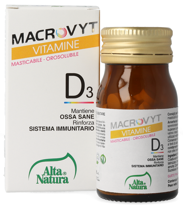 MACROVYT VITAMINA D3 VEG 60 COMPRESSE OROSOLUBILI - Farmacia Mastrangelo 