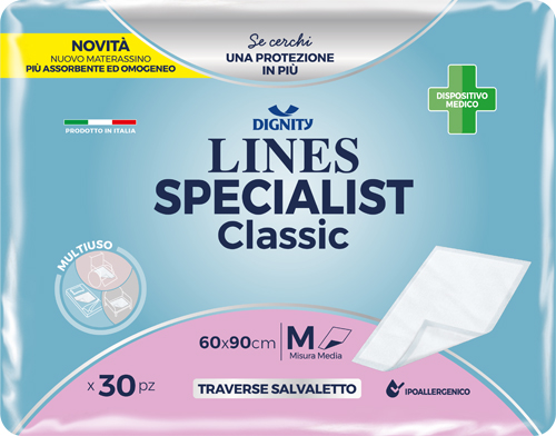 TRAVERSA LINES SPECIALIST CLASSIC 60X90CM TP 30 PEZZI - Farmacia Mastrangelo 