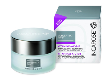 INCAROSE CONCENTRATO PURI CREMA VITAMINE A+C+E+F 50 ML - Farmacia Mastrangelo 