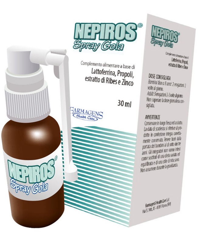 NEPIROS SPRAY GOLA 30 ML NUOVA FORMULA - Farmacia Mastrangelo 