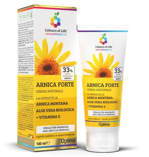 COLOURS OF LIFE SKIN SUPPLEMENT ARNICA FORTE 33% CREMA 100 ML - Farmacia Mastrangelo 