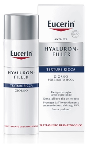 EUCERIN HYALURON-FILLER TEXTURE RICCA GIORNO 50 ML - Farmacia Mastrangelo 