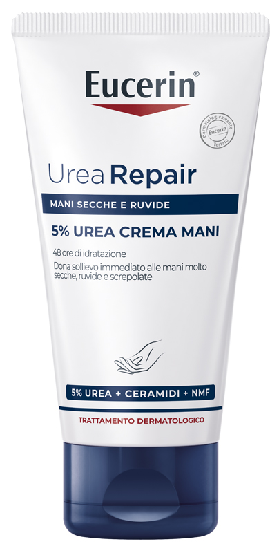 EUCERIN UREAREPAIR CREMA MANI 5% 75 ML - Farmacia Mastrangelo 