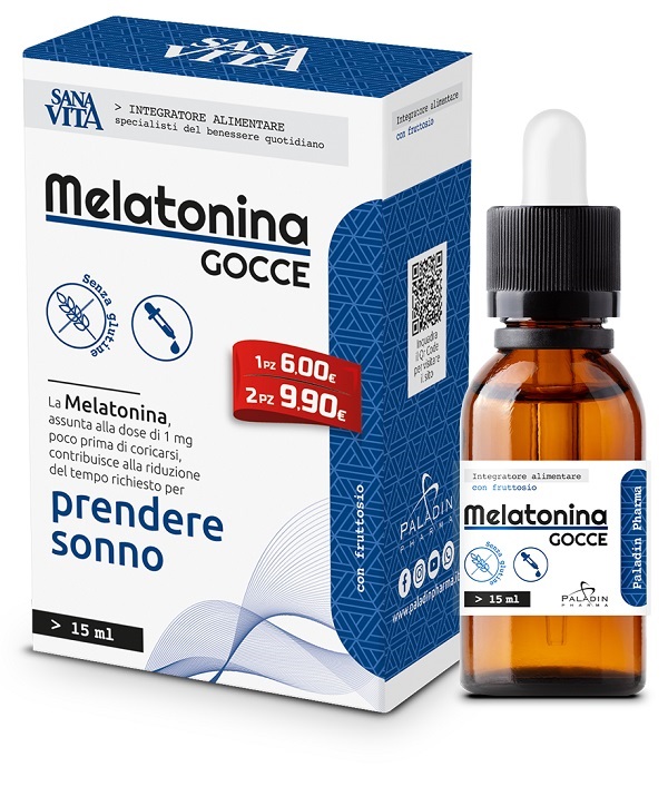 SANAVITA MELATONINA GOCCE 15 ML - Farmacia Mastrangelo 