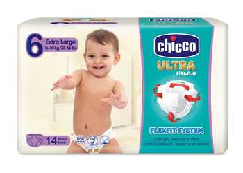 CHICCO PANNOLINO ULTRA XL 14 PEZZI - Farmacia Mastrangelo 