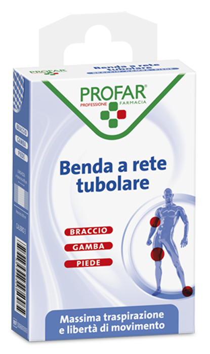 BENDA A RETE ELASTICA BRACCIA PIEDE GAMBA 3 MT TESI CALIBRO 3 PROFAR - Farmacia Mastrangelo 