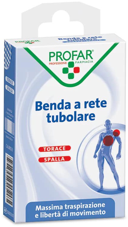 BENDA A RETE ELASTICA TORACE SPALLA 3 M TESI CALIBRO 8 PROFAR - Farmacia Mastrangelo 
