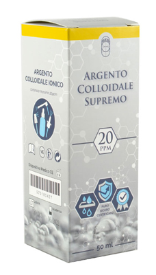 ARGENTO COLLOIDALE SUPREMO 20PPM CERTIFICATO SPRAY CON CONTAGOCCE + EROGATORE NASO + EROGATORE GOLA + EROGATORE PELLE - Farmacia Mastrangelo 