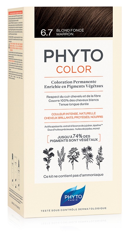 PHYTOCOLOR 6.7 BIONDO SCU TABA 1 LATTE + 1 CREMA + 1 MASCHERA + 1 PAIO DI GUANTI - Farmacia Mastrangelo 