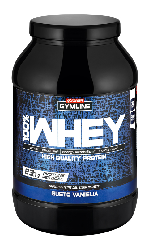 GYMLINE 100% WHEY CONCENTRATE VANIGLIA 900 G - Farmacia Mastrangelo 