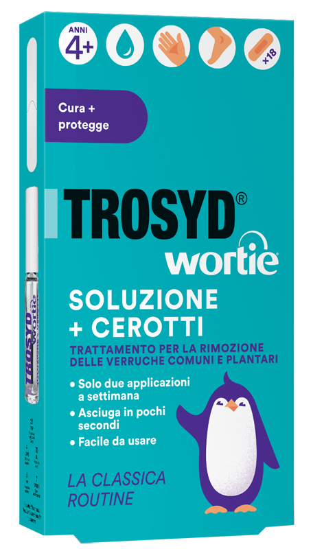 TROSYD WORTIE SOLUZIONE + CEROTTI - Farmacia Mastrangelo 