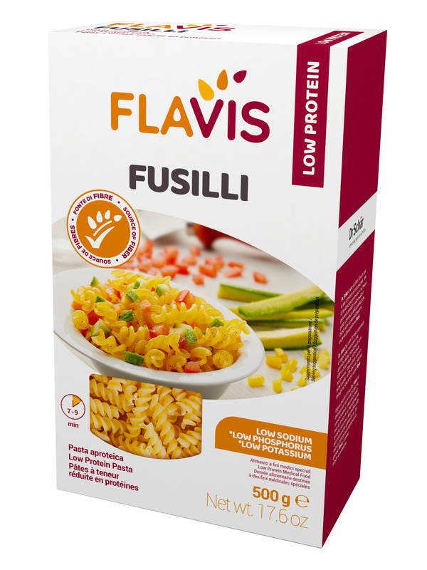 FLAVIS FUSILLI APROTEICI 500 G - Farmacia Mastrangelo 