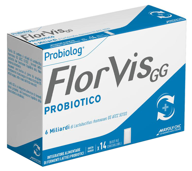 FLORVIS GG 14 BUSTINE OROSOLUBILI GUSTO MANGO - Farmacia Mastrangelo 