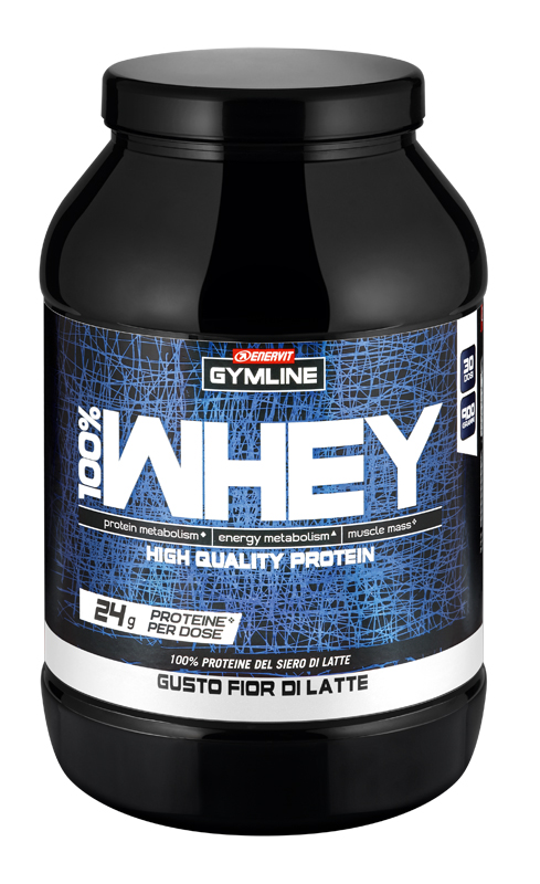 GYMLINE 100% WHEY CONCENTRATE LATTE 900 G - Farmacia Mastrangelo 