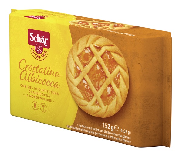 SCHAR CROSTATINA CON CONFETTURA DI ALBICOCCA 4 MONOPORZIONI DA 35 G - Farmacia Mastrangelo 