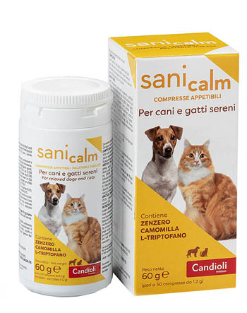 SANI CALM BARATTOLO 50 COMPRESSE - Farmacia Mastrangelo 