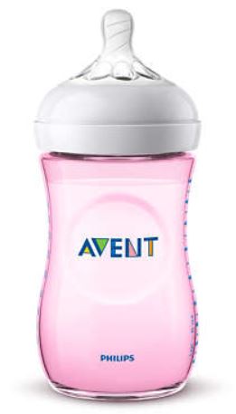 AVENT BIBERON NATURAL PP 260ML ROSA SINGLE PACK - Farmacia Mastrangelo 