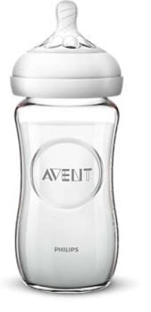 AVENT BIBERON NATURAL VETRO 240ML - Farmacia Mastrangelo 