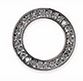 ORECCHINO POST-FORATURA RING WITH CRYSTALS BJT974 - Farmacia Mastrangelo 
