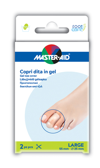 COPRI DITA MASTER-AID FOOTCARE IN GEL LARGE 2 PEZZI C2 - Farmacia Mastrangelo 