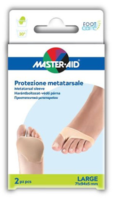 PROTEZIONE IN GEL E TESSUTO MASTER-AID FOOTCARE PER METATARSO LARGE 2 PEZZI G3 - Farmacia Mastrangelo 