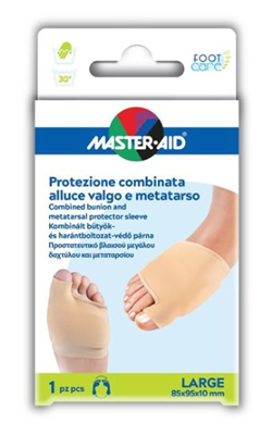 PROTEZIONE MASTER-AID FOOTCARE PER ALLUCE VALGO E METATARSO LARGE 1 PEZZO D8 - Farmacia Mastrangelo 