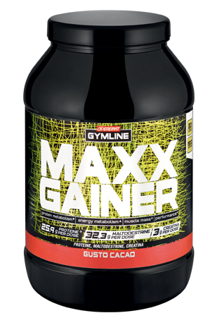 GYMLINE MAXX GAINER CACAO 1,5 KG - Farmacia Mastrangelo 