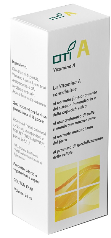 OTI A VITAMINA A GOCCE 20 ML - Farmacia Mastrangelo 