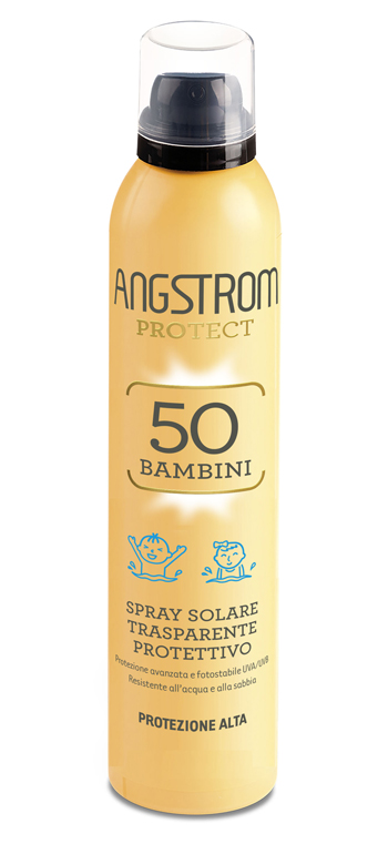ANGSTROM PROTECT 50 BAMBINI SPRAY SOLARE TRASPARENTE 250 ML - Farmacia Mastrangelo 