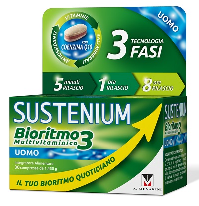 SUSTENIUM BIORITMO3 UOMO ADULTO 30 COMPRESSE - Farmacia Mastrangelo 