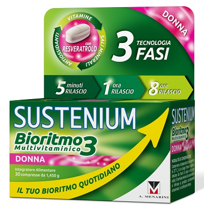 SUSTENIUM BIORITMO3 DONNA ADULTA 30 COMPRESSE - Farmacia Mastrangelo 