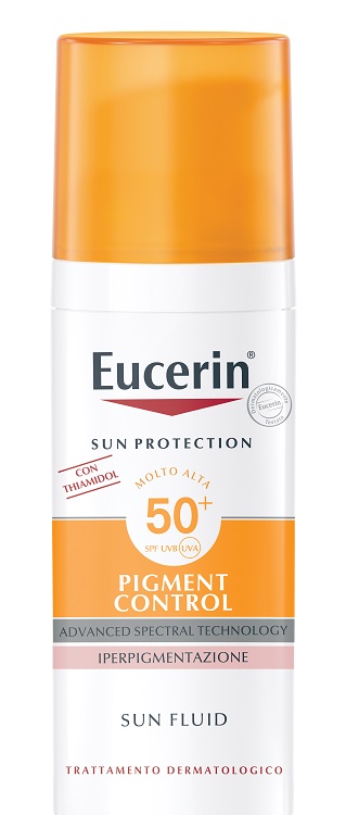 EUCERIN SUN PROTECTION SPF 50+ PIGMENT CONTROL SUN FLUID 50 ML - Farmacia Mastrangelo 