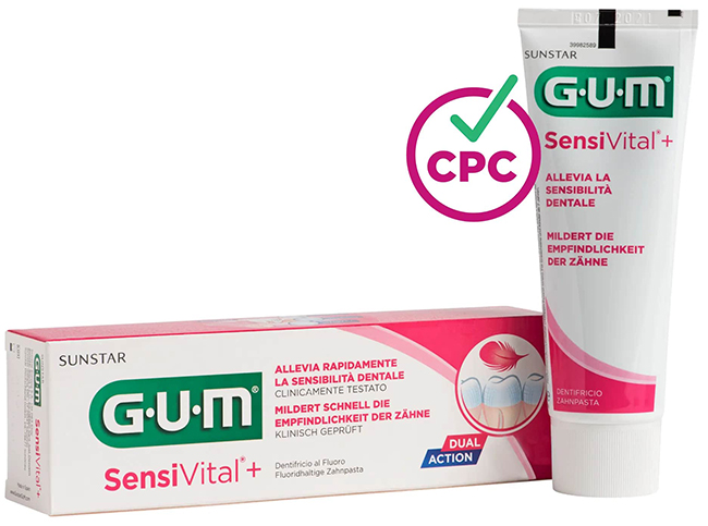 GUM SENSIVITAL + DENTIFRICIO 75 ML - Farmacia Mastrangelo 