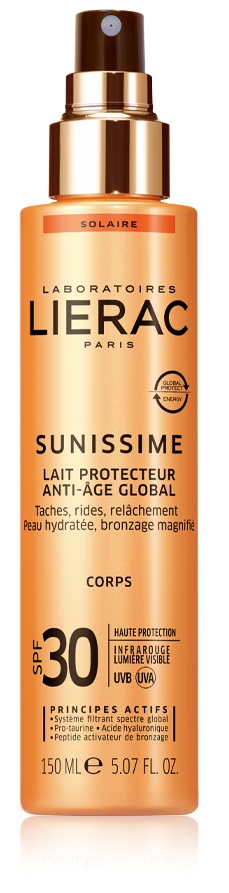 LIERAC SUNISSIME LATTE CORPO SPF30 150 ML - Farmacia Mastrangelo 