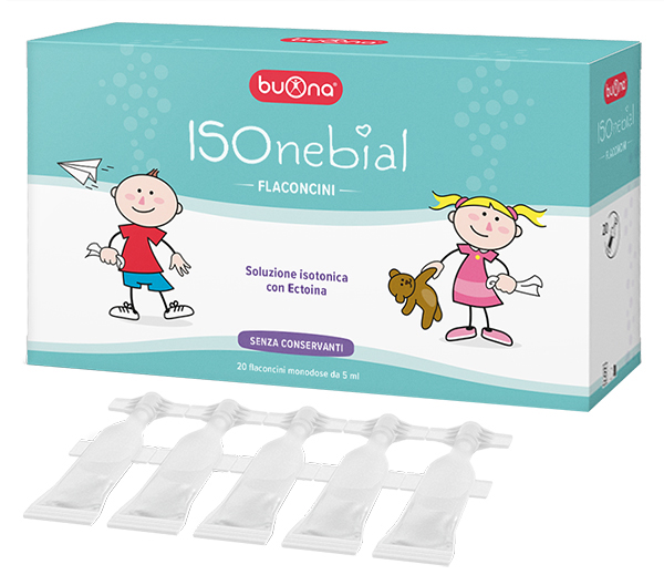 ISONEBIAL FLACONCINI SOLUZIONE ISOTONICA 0,9% CON AGGIUNTA DI ECTOINA 20X5 ML - Farmacia Mastrangelo 