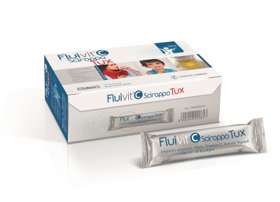 FLUIVIT C SCIROPPO TUX 12 STICK PACK DA 10 ML - Farmacia Mastrangelo 