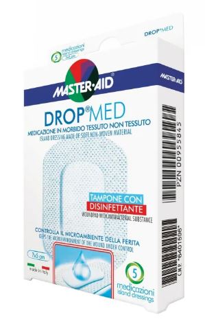 MEDICAZIONE MASTER-AID DROP MED 10 X 10 CM 5 PEZZI - Farmacia Mastrangelo 