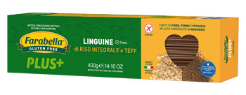 FARABELLA LINGUINE RISO INTEGRALE E TEFF 400 G - Farmacia Mastrangelo 
