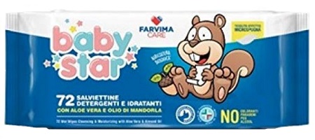 BABYSTAR SALVIETTE BEBE' POPUP 72 PEZZI - Farmacia Mastrangelo 