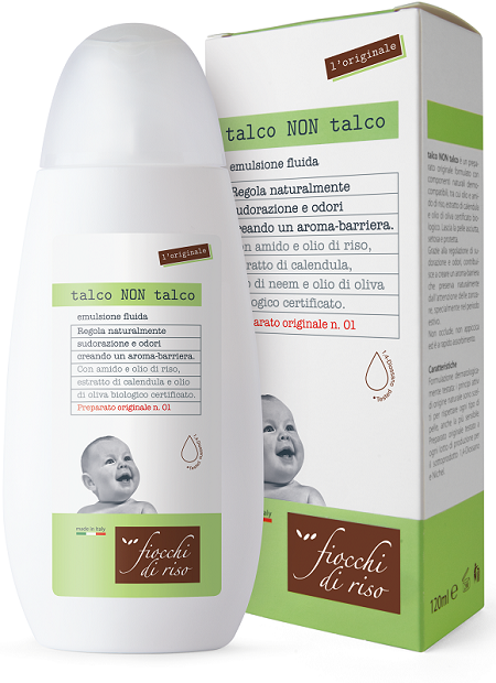 FIOCCHI DI RISO TALCO NON TALCO 120 ML - Farmacia Mastrangelo 